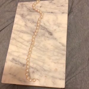 Pearl choker necklace
